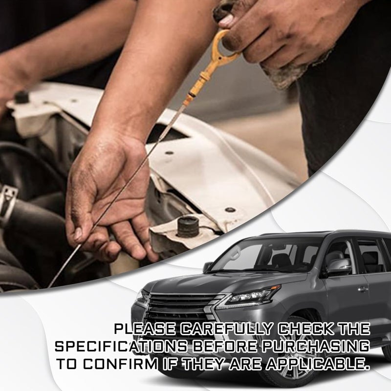 Hirificing Engine Oil Dipstick Replacement CJ5Z-6750-A for Checking Oil Compatible with Ford 2.0L Escape Edge Explorer Focus Fusion Taurus Lincoln 2.0L MKZ Oil Level Dip Stick Double Hole Indicator - Image 4
